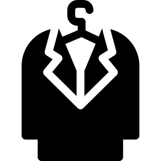 Suit on hanger  icon