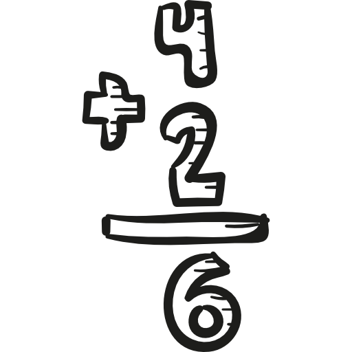Sum drawing  icon