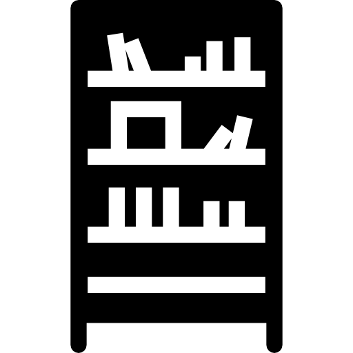 estante para libros  icono