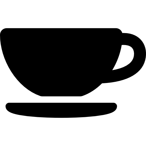 Чашка и тарелка  иконка