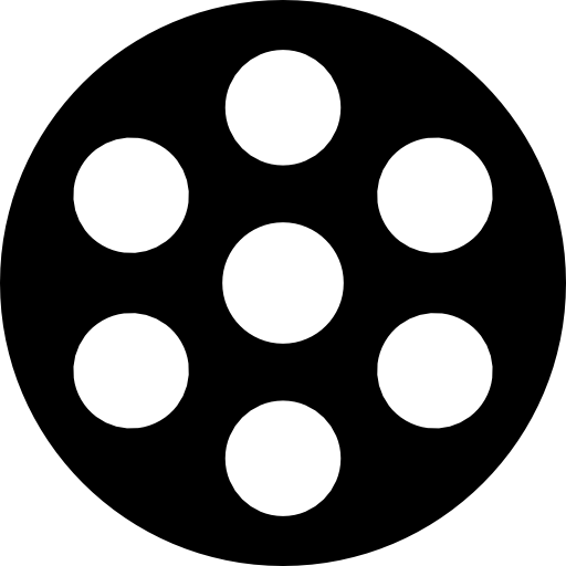 cerchio con piccoli cerchi  icona