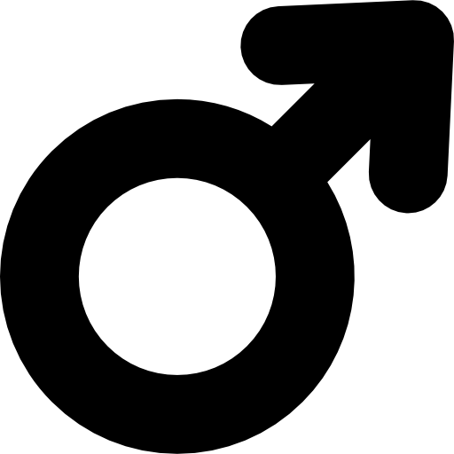 símbolo masculino  Ícone