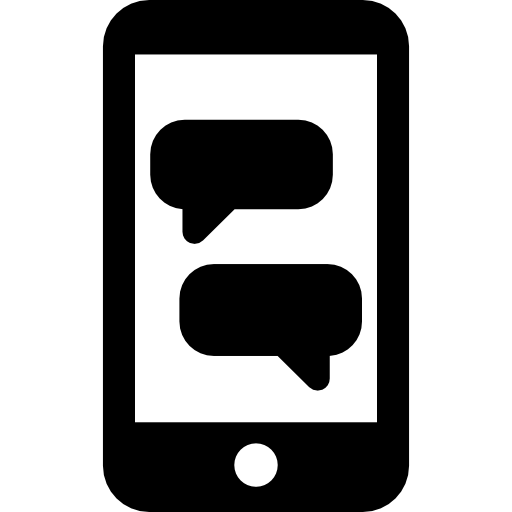 smartphone sms  icono