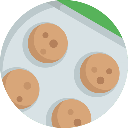 biscoitos Detailed Flat Circular Flat Ícone