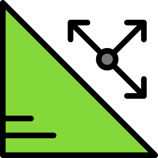 三角形 Darius Dan Lineal Color icon
