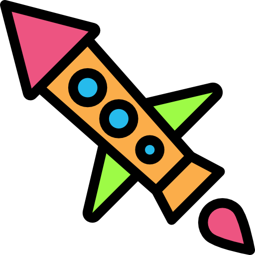 rakete Darius Dan Lineal Color icon