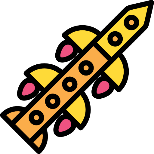 raket Darius Dan Lineal Color icoon