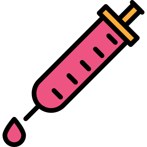 Syringe Darius Dan Lineal Color icon