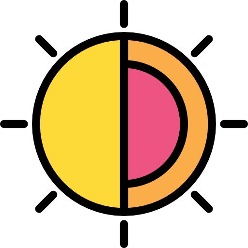 태양 Darius Dan Lineal Color icon