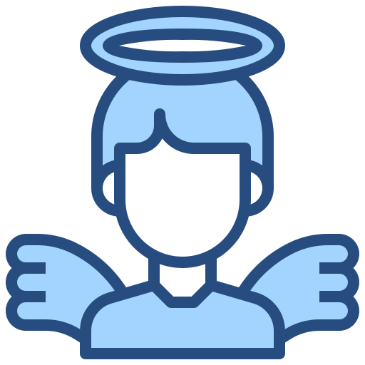 Ángel Generic Blue icono