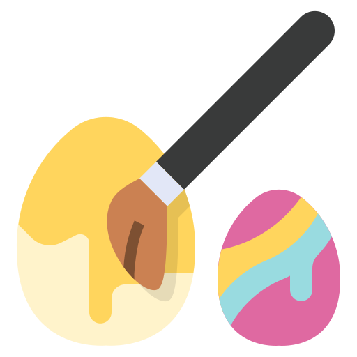 malowanie jajek Generic Flat ikona