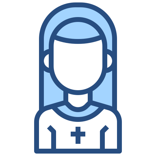 Nun Generic Blue icon