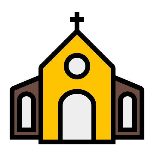教会 Generic Outline Color icon