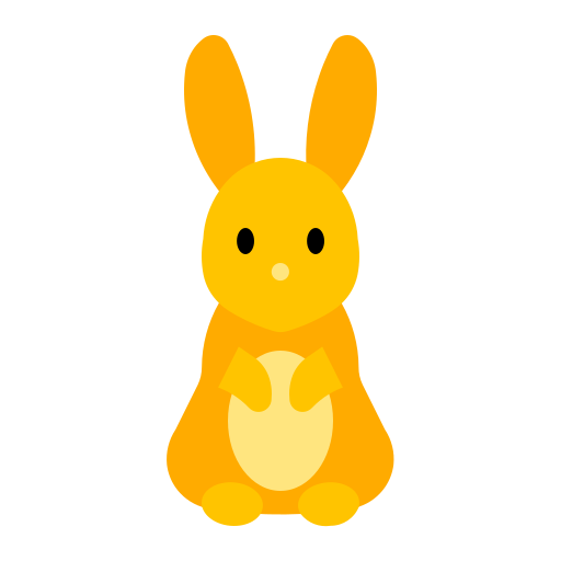 イースターのウサギ Generic Flat icon
