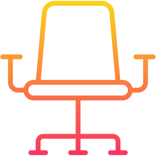 事務用椅子 Generic Gradient icon