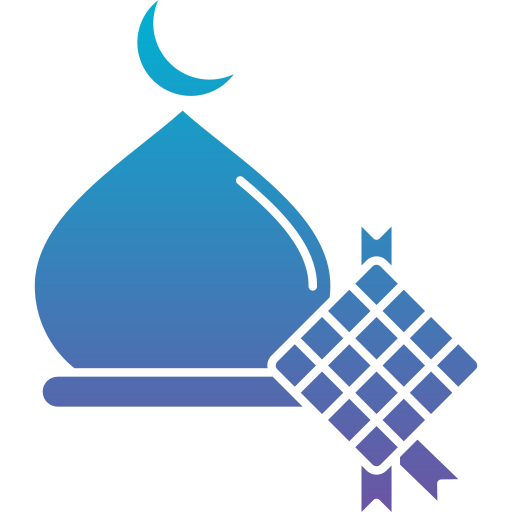 Ид Мубарак Generic Flat Gradient иконка