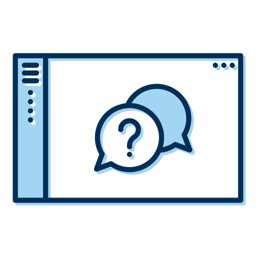 ヘルプデスク Generic Blue icon