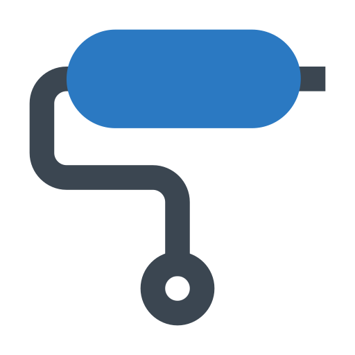 Paint roller Generic Blue icon
