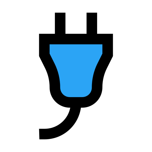 プラグ Vector Stall Lineal Color icon