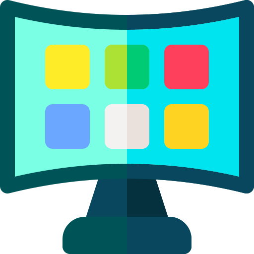 smart-tv Basic Rounded Flat icon