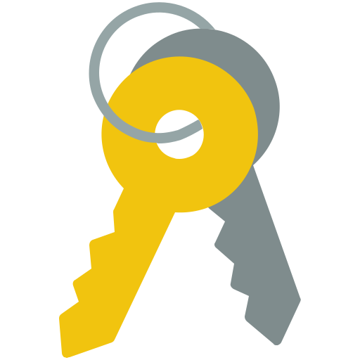 sleutels Generic Flat icoon