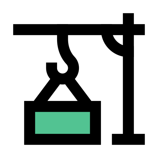 リフティング Vector Stall Lineal Color icon