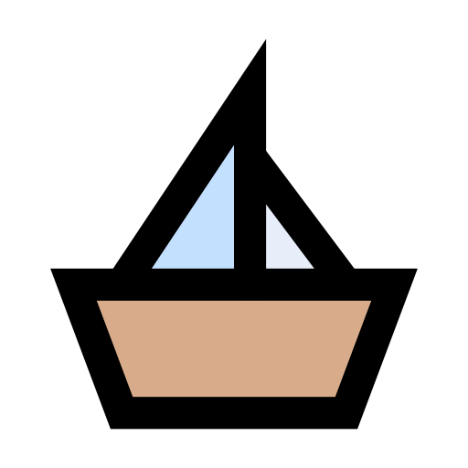 Лодка Vector Stall Lineal Color иконка