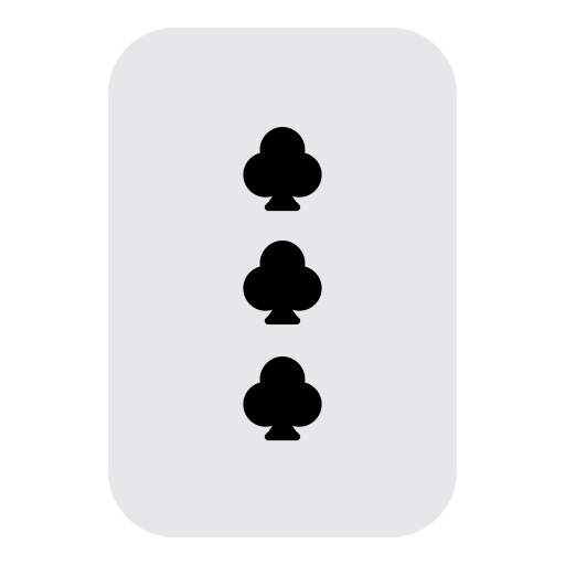 tres de tréboles Generic Flat icono