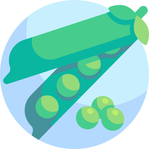 Зеленый горошек Detailed Flat Circular Flat иконка