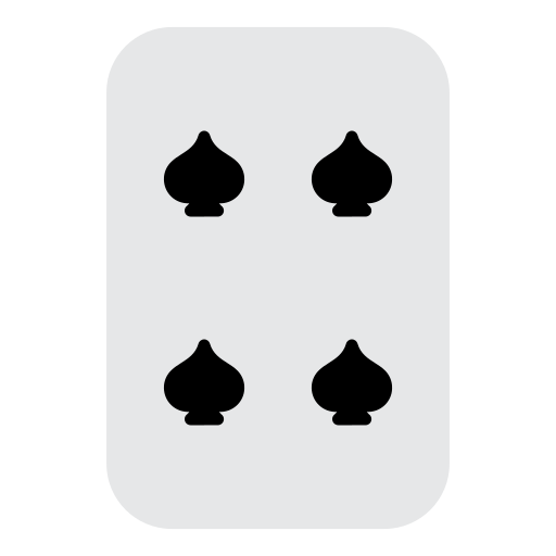 Four of spades Generic Flat icon