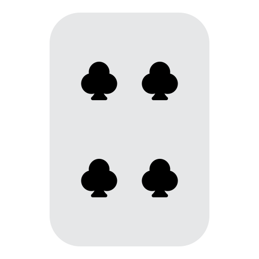 Four of clubs Generic Flat icon