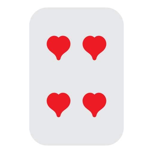 Four of hearts Generic Flat icon