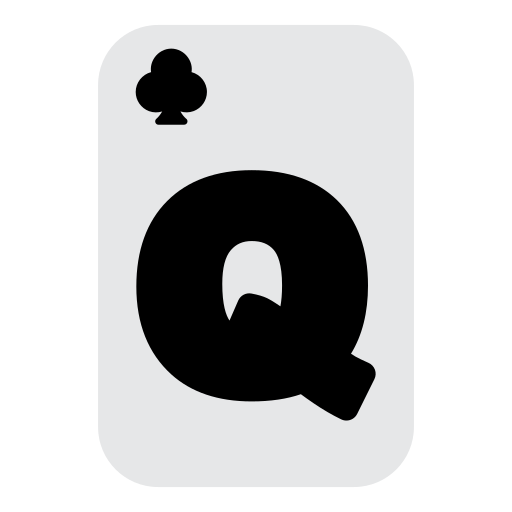 Queen of clubs Generic Flat icon