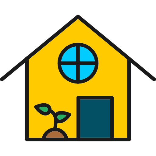 Эко дом Generic Outline Color иконка