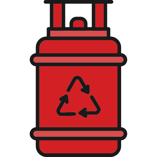 Gas cylinder Generic Outline Color icon