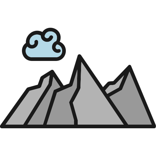 언덕 Generic Outline Color icon