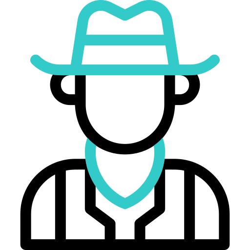 cowboy Basic Accent Outline icoon