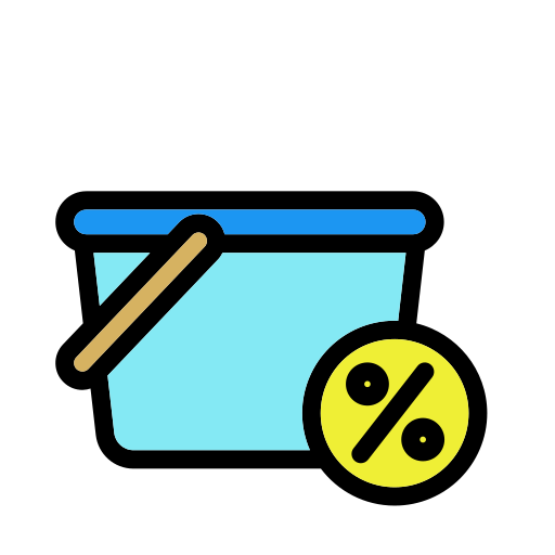 Discount bag Generic Outline Color icon