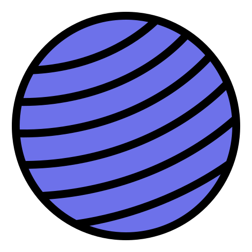 gymnastikball Generic Outline Color icon