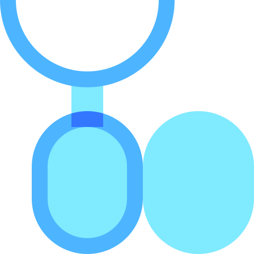Necklace Basic Sheer Flat icon