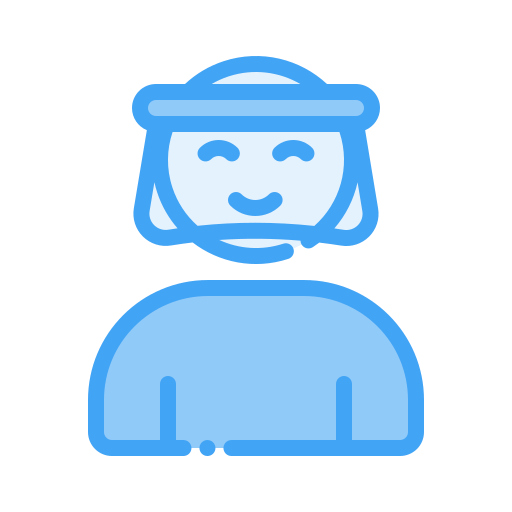 Face shield Generic Blue icon