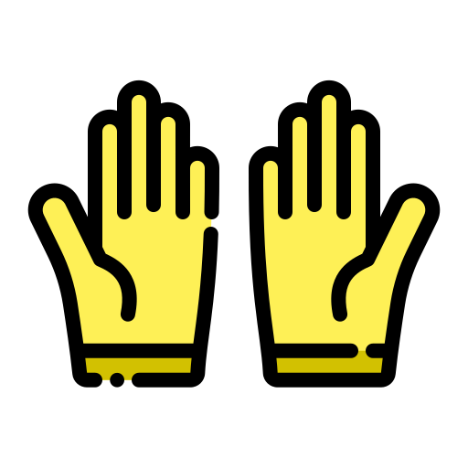 gummihandschuhe Generic Outline Color icon