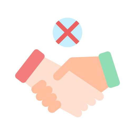 No handshake Generic Flat icon