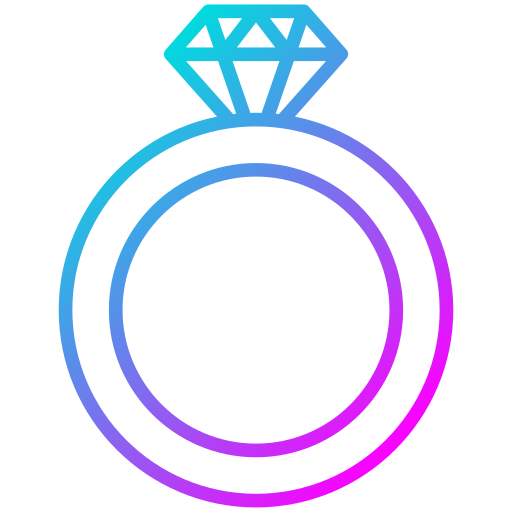 Diamond ring Generic Gradient icon
