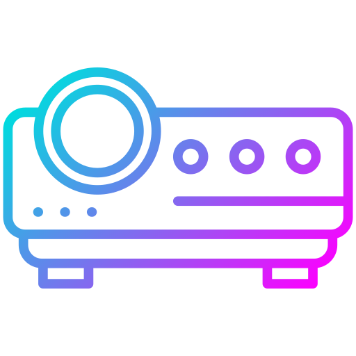 video proyector Generic Gradient icono
