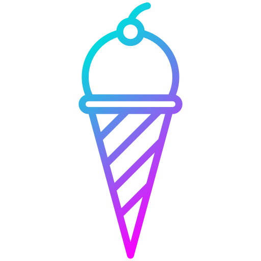 アイスクリームコーン Generic Gradient icon