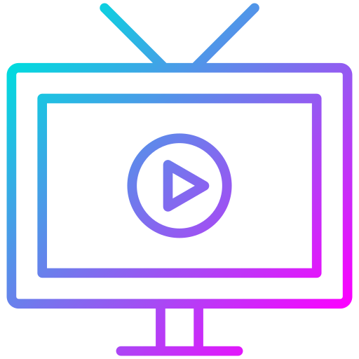 Tv screen Generic Gradient icon