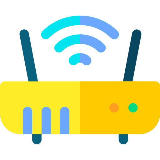 router Basic Rounded Flat icon