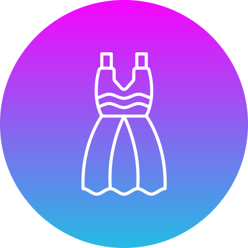 suknia ślubna Generic Flat Gradient ikona
