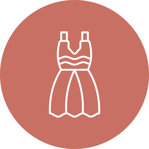 suknia ślubna Generic Flat ikona